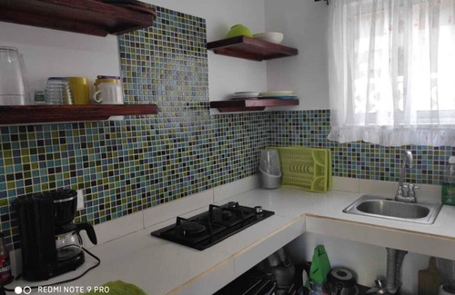 San Andres Apartment | Cabaña doble vista al jardín