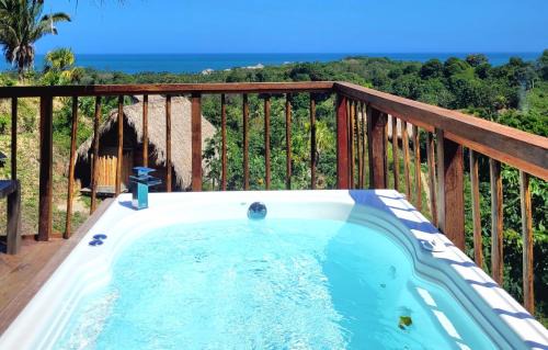 Los Naranjos Ski Chalet | Cabaña vista al mar y jacuzzi privado