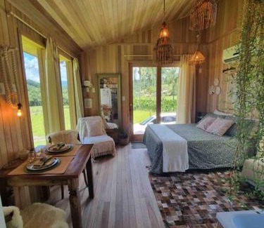 Lauro Muller Ski Chalet | Cabana Rota da Serra 01 Hidro e Rio próximo