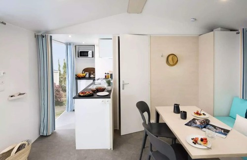 Arles-sur-Tech House | Camping Paradis le Vallespir* - Mobile home Premium Cargolade 3 rooms 4 people Air-conditioned