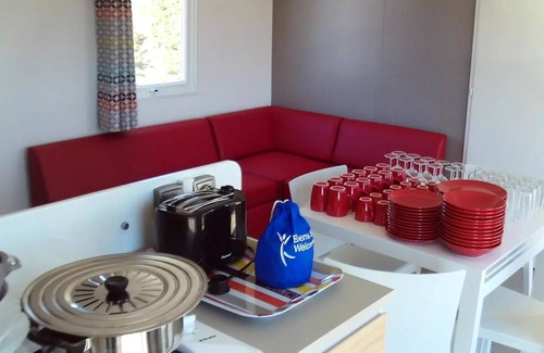 Le Boulou House | Campsite Mas Llinas * - Mobile home Luxury 40 m2 3 bedrooms 2 wc/2 bathrooms - Air conditioning/Dishwasher 6 people