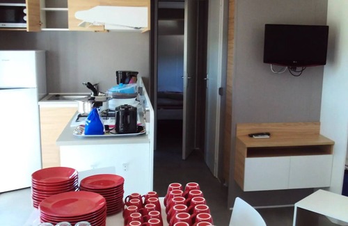 Le Boulou House | Campsite Mas Llinas * - Mobile home Luxury 40 m2 3 bedrooms 2 wc/2 bathrooms - Air conditioning/Dishwasher 6 people