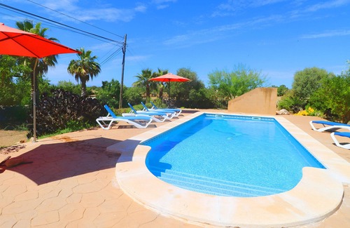 Es Llombards Villa | Can Cova 413 rustic finca with private pool, terrace, air conditioning and WiFi