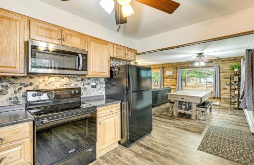 New Lisbon House | Canal-Front Cabin Dock and Fire Pit in New Lisbon