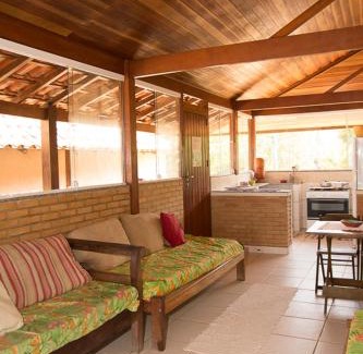 Trindade House | Casa 1 - Você a Varanda e o Mar na Praia dos Ranchos-Trindade Hospeda