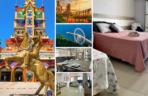 Itacolomi House | Casa 2 Suítes+1 - VISTA MAR e 15km do Beto Carrero - 50 metros da PRAIA - Area de LAZER com Churrasqueira - Wi-Fi e Cozinha Completa