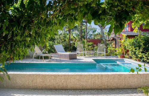 Sao Jose Villa | Casa ampla: 450 metros da praia de Geribá com piscina e churrasqueira