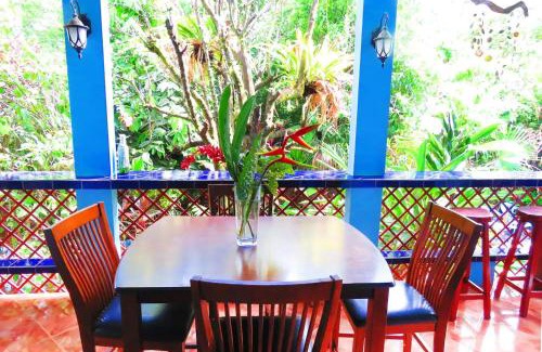 Pavones House | Casa Azul with Private Pool - Tropical Oasis - WiFi-AC-Bikes-Surfboards- Walk to point