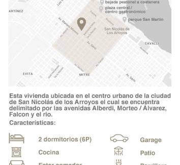 San Nicolas de los Arroyos House | Casa con la mejor ubicación. A un paso de todo!