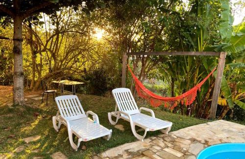 Ijaci House | Casa com piscina fundo pra represa e AR Condicionado CasinhaBrancaDeVaranda