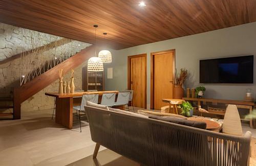 Cajueiro da Praia House | Casa confortável com vista mar e piscina