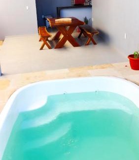 Luis Correia House | Casa duplex beira mar reformada com piscina no Peito Moça