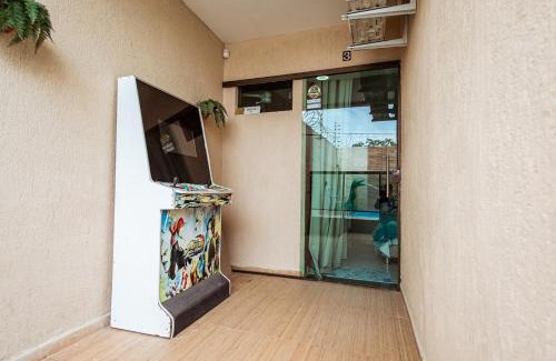 Praia de Jacuma House | Casa em Jacuma, com piscina, 5 suites e fliperama