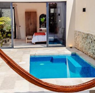 Centro Villa | Casa mi Merida Centro, alberca, tina, cuarto king size, cuarto 2 camas dobles