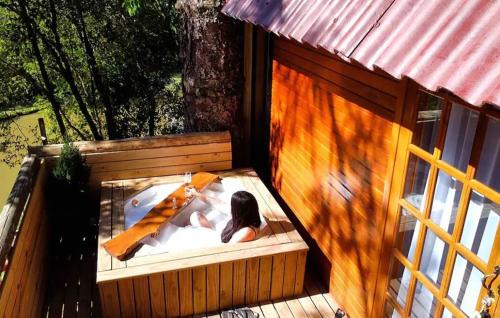 Santa Helena Ski Chalet | Casa na árvore com hidro, piscina, trilha, cavalo