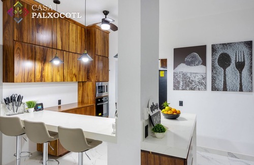 Bucerias House | Casa Palxocotl with Private Pool and Pickleball Court for large groups.