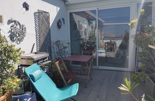 Le Pharo Apartment | Catalans. A 2mn de la Plage, Beaut3 Dernier Étage Grande Terrasse vue sur mer