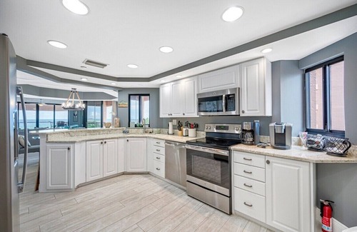 Sand Key Condo | CBC 1-3G – 5 Balconies with Gulf & Intercoastal Views, Pool, Hot Tub and more!