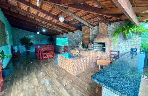 Itaucu House | Chácara de lazer em Ordália com piscina aquecida e lago de pesca