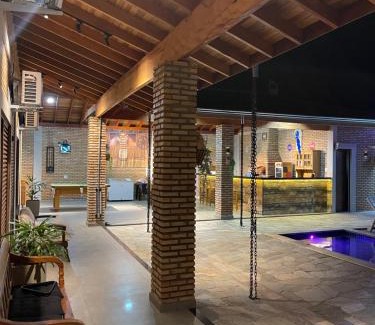 Olimpia House | Chácara ilha do Sol com Piscina aquecida 5km do thermas