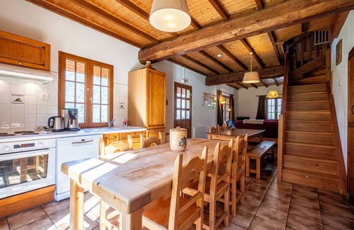 Saint-Colomban-des-Villards Ski Chalet | Chalet 'Savoiage' with Mountain View, Private Terrace and Wi-Fi