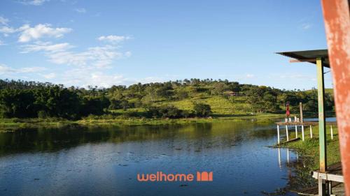 Cassia House | Chacara em Cássia com Piscina e Lago