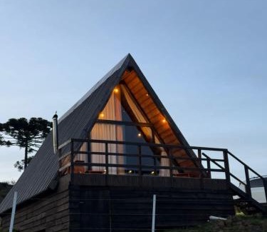Bom Jardim da Serra Cabin | Chalé A-Frame da Fazenda