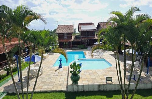 Novo Gravata Ski Chalet | Chalé Aconchegante com Vista para Piscina