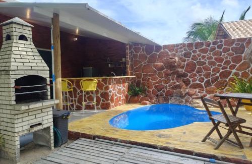 Fortim House | chalé com cozinha dois quartos e piscina privativa