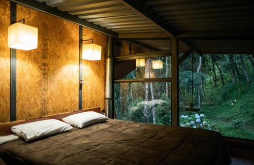 Itamonte Ski Chalet | Chalé de Vidro na Mantiqueira com cachoeiras