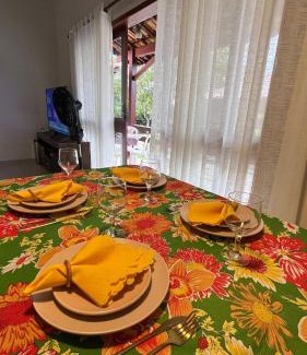 Novo Gravata Ski Chalet | Chalé no Privê Monte Serrat com 3 quartos em Gravatá