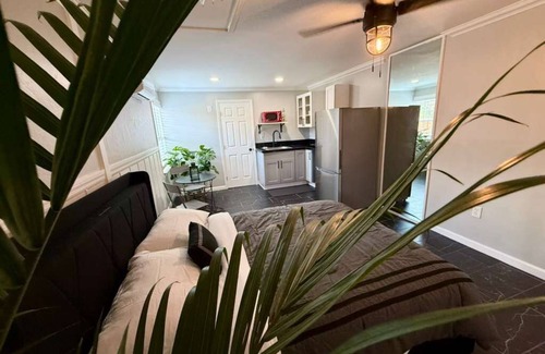 Dolphin's Cove House | Charming 1-bedroom townhome in Palm Valley with outdoor shower