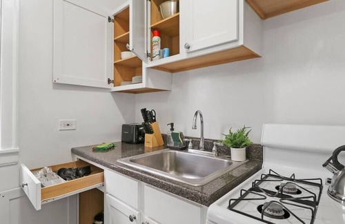 Chicago Apartment | Charming 1BR Unit Close to Vibrant Shops & Dining