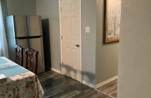 Dermott House | Charming 3-bedroom house in Dermott with plenty of yard for family activities.