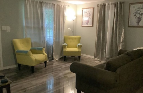 Dermott House | Charming 3-bedroom house in Dermott with plenty of yard for family activities.