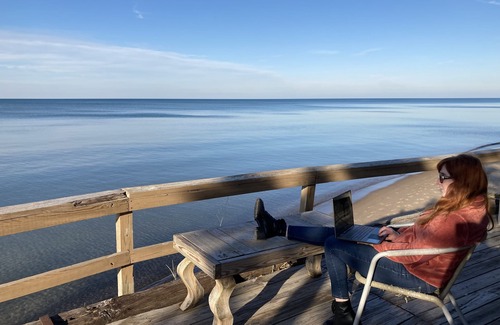 Porter Beach Cottage | Charming Beach Front Cottages at Duneland Rentals.