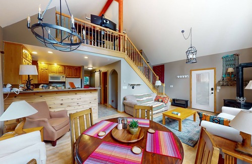 Beckwourth House | Charming cabin with private deck, fireplace, movie projector, & W/D