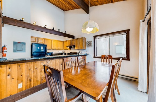 Ketchum Condo | Charming condo with mountain views, fireplace, hot tub & deck