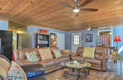 Summerville Cabin | Charming Escape w/ Fire Pit in Summerville!