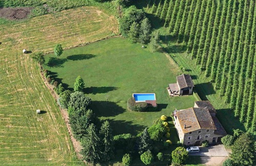 La Vall de Bianya House | Charming farmhouse with views, large garden, private pool, pet-friendly