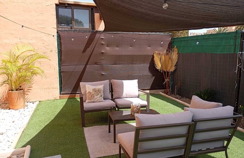 Puerto Rey Apartment | Charming Ground Floor with Large Corner Garden Ideal For Enjoyment