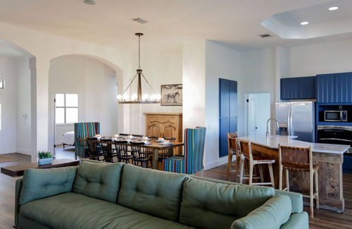 Austin House | Charming Group Getaway Near Austin - Designer Home, Hot Tub, Game Room, Fire Pit