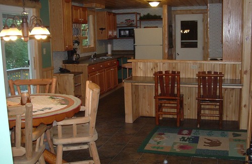 Wolverine House | Charming lodge like cabin on trout stream great for kayaking and near ORV trails