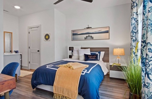 Hapeville Apartment | Charming studio in Downtown Hapeville with patio