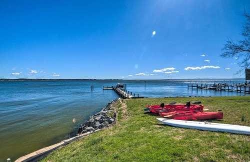 Rock Point House | Chesapeake Bay Vacation Rental with Boat Dock!