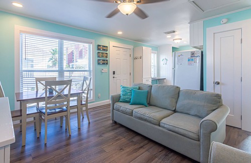 Gulf Shores Cottage | Chic 2BR Getaway with Pool & Balcony Just Steps from the Sand