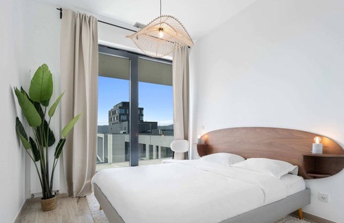 Esch-sur-Alzette Apartment | Chic 3BR Penthouse with Balcony and Smart TV