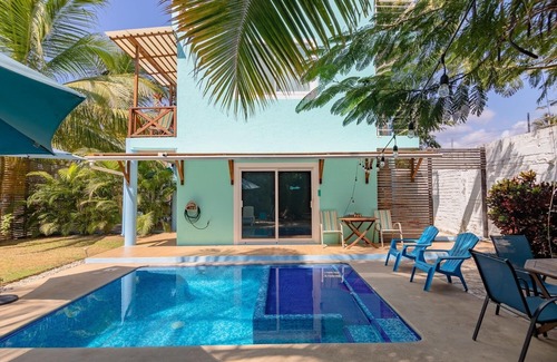 Los Tamarindos House | Chic Beach House w/Pool, A/C & Penthouse near La Punta – Walk to the Ocean!