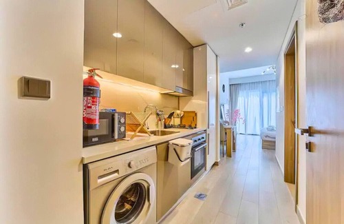 Nad Al Sheba Apartment | Chic Studio in Azizi Riviera with Modern Amenities