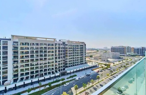 Nad Al Sheba Apartment | Chic Studio in Azizi Riviera with Modern Amenities